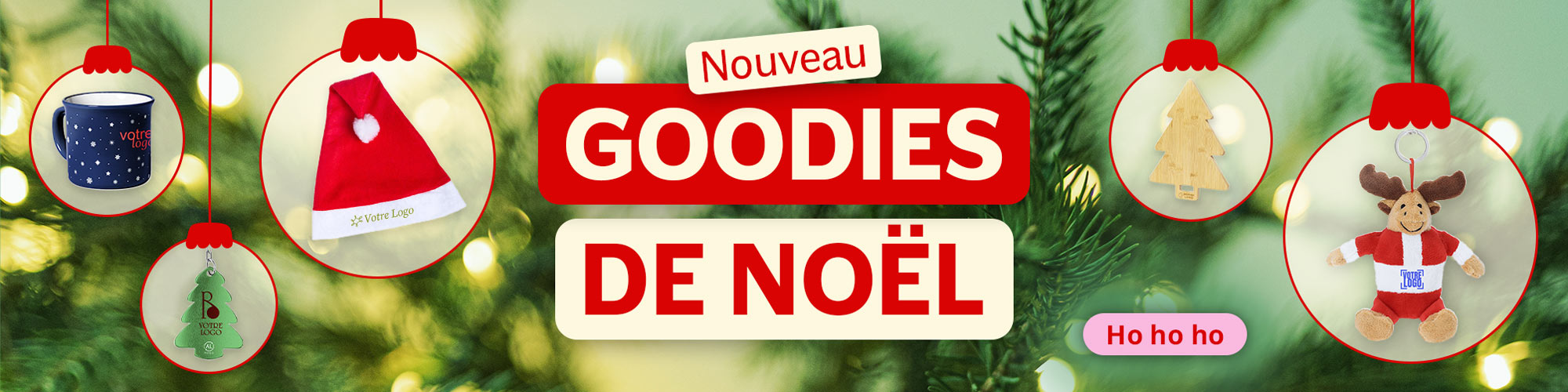 Sélection de goodies spécial noël pour votre communication de fin d'année