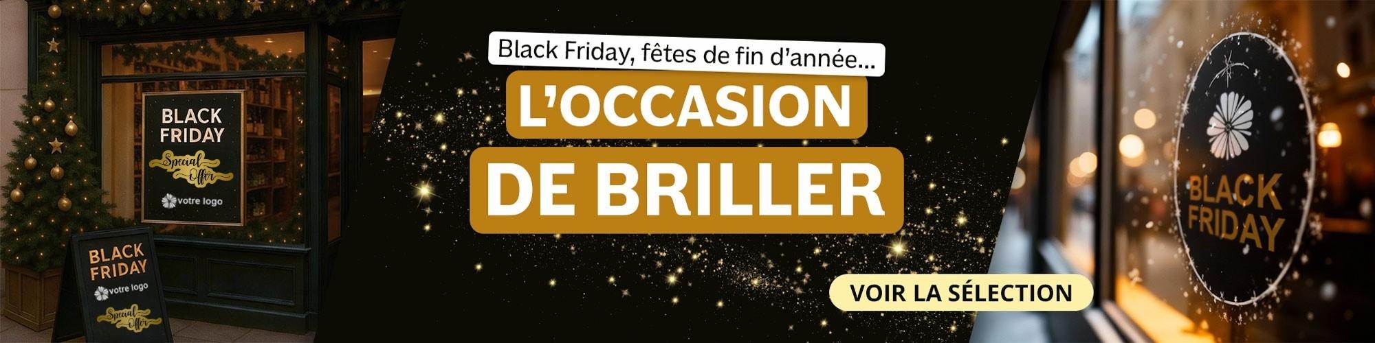 impression publicitaire black friday et noel