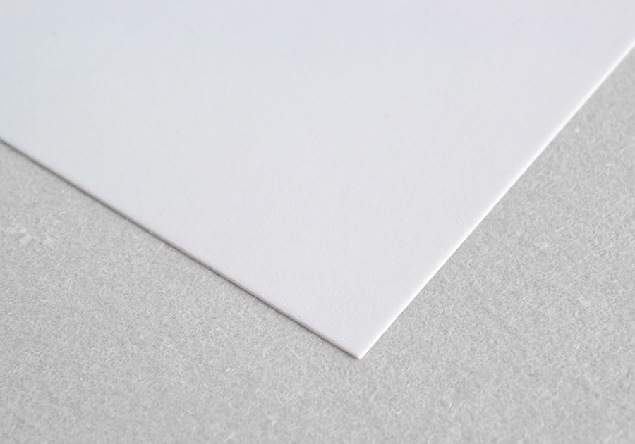 Papier 250g recyclé, satin blanc, couché