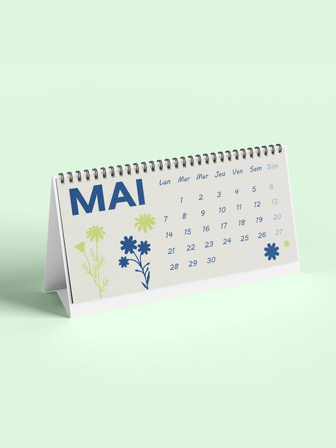 calendrier chevalet