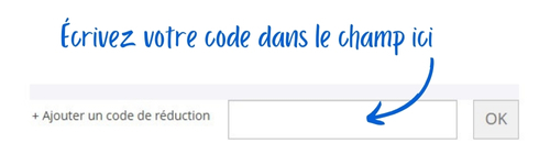 Ajouter un code promo Veoprint