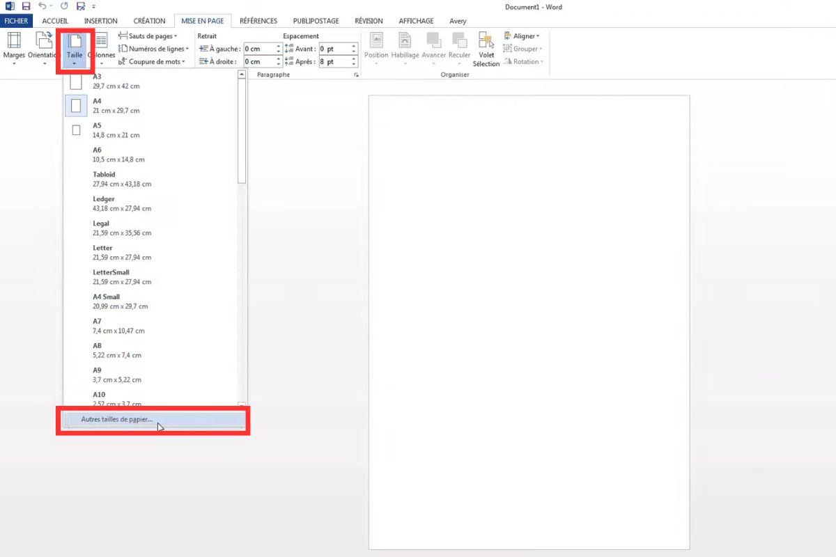 comment cr&eacute;er un fichier sur word