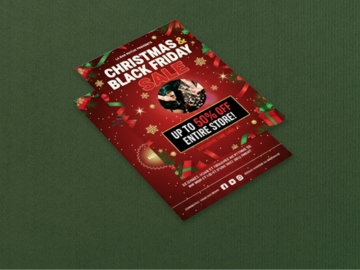 Flyers offres de noël, black friday et promos de fin d'année