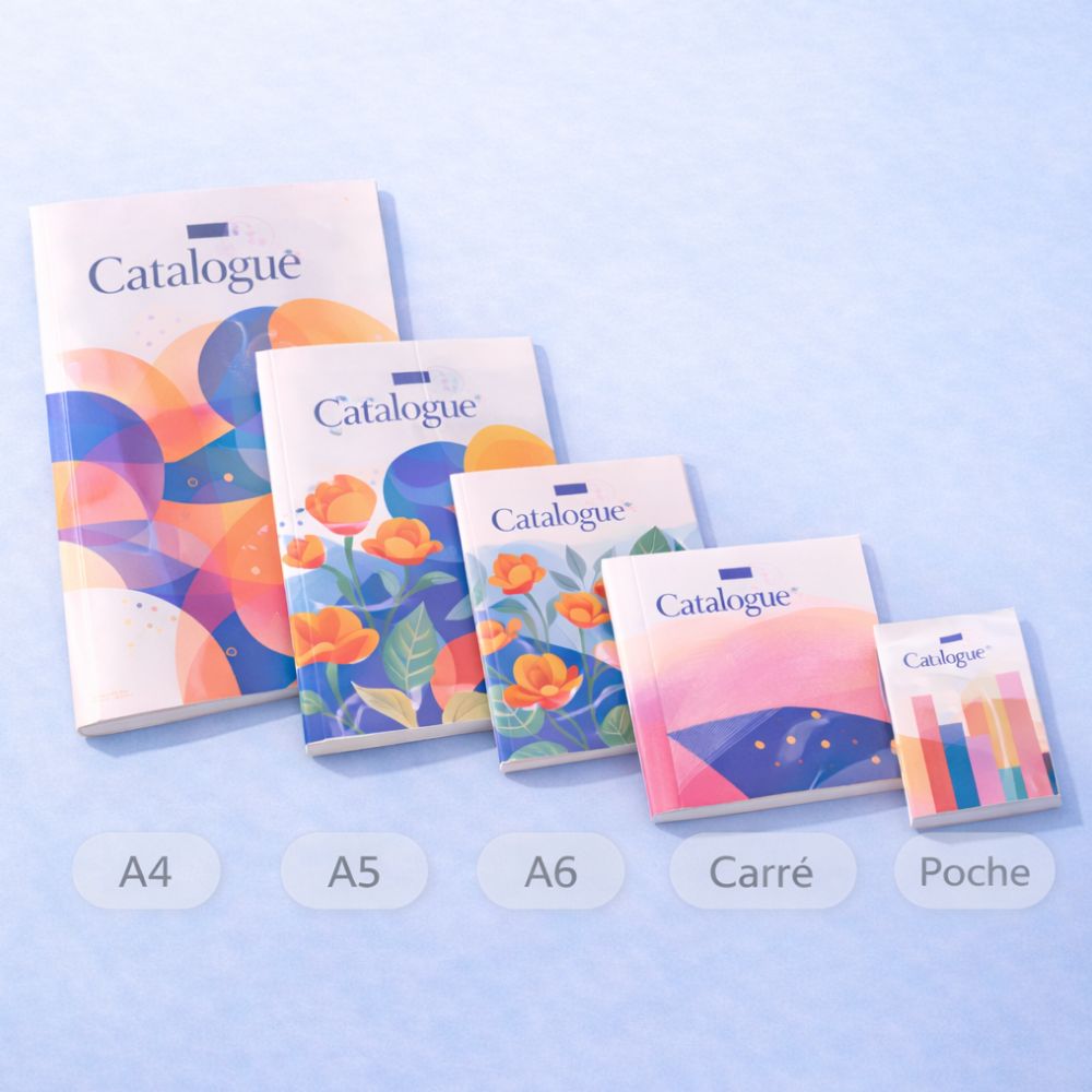 formats impression catalogues