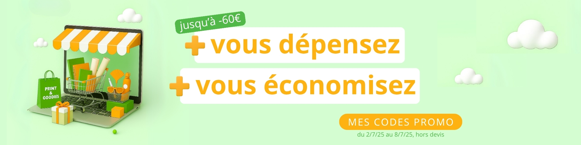 Plus vous dépensez plus vous économisez 