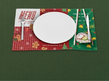 Set de table spécial Noël
