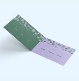 Calendrier dépliant