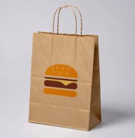 Sacs papier poignées torsadées